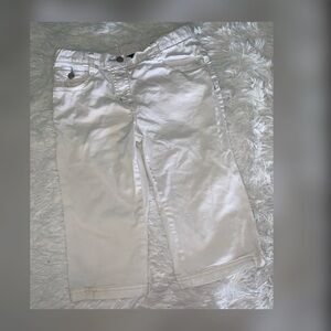 Mini Boden White Capri Pants 11 12 Girls